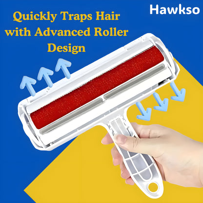 Reusable Pet Hair Remover Roller by Hawkso - Effective Fur Removal for Furniture & Clothing